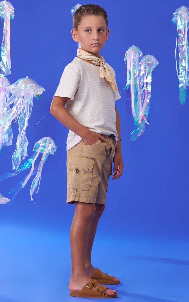 Bermuda Cargo Caramelo Infantil Menino