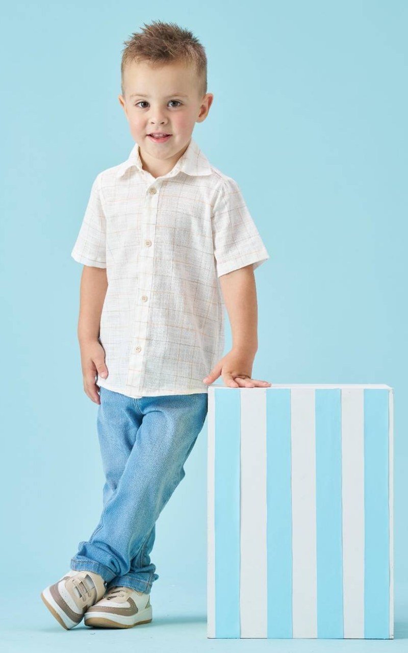 Calça Skinny com Elastano Infantil Menino